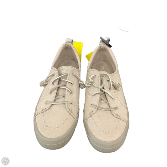 Shoes Sneakers By Sperry In Taupe, Size: 9.5
