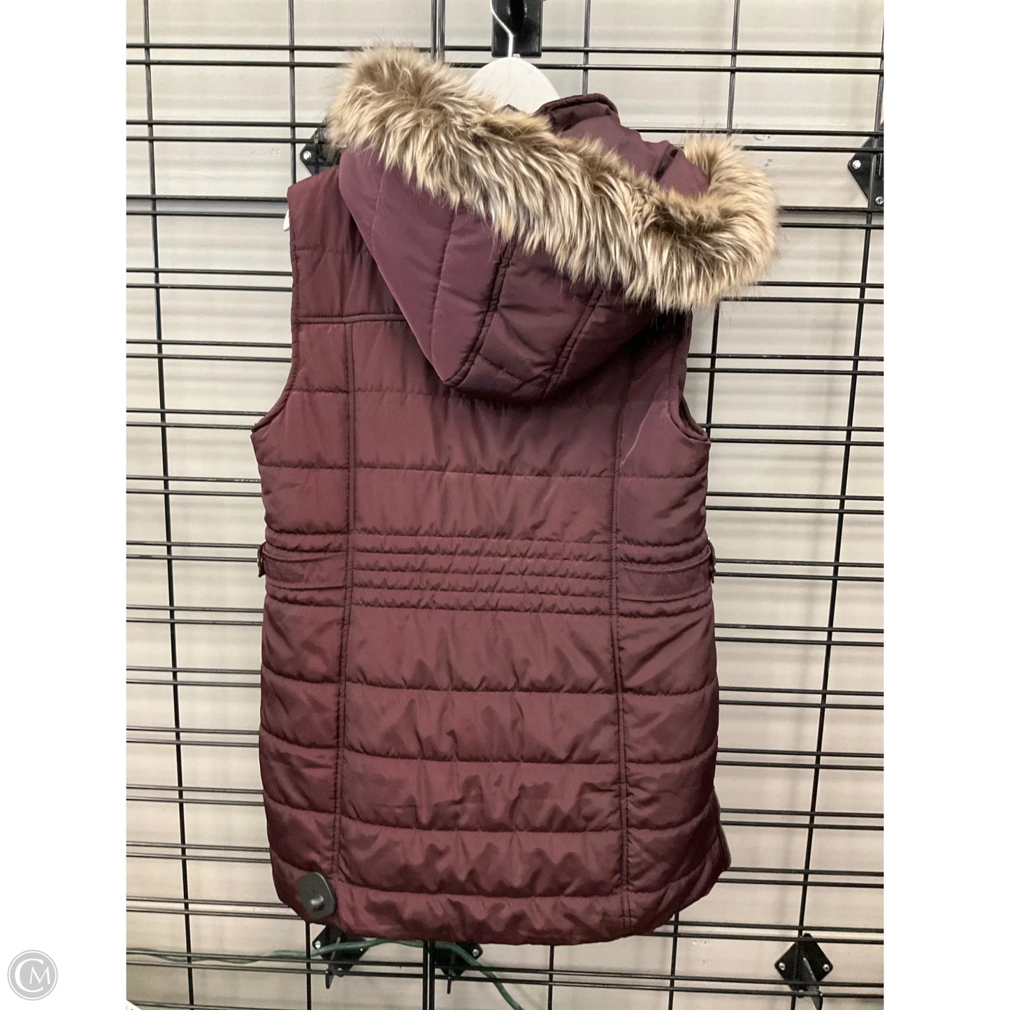 Vest Puffer & Quilted By Maurices In Maroon, Size: Xl