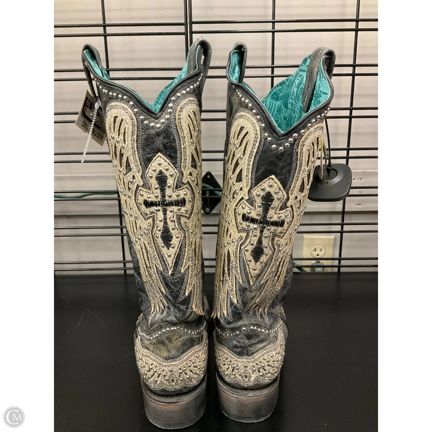 Boots Western By Corral In Grey & White, Size: 10