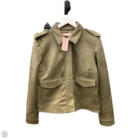 Jacket Moto By Philosophy In Green, Size: L