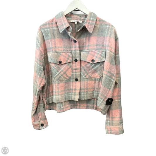 Top Long Sleeve By Clothes Mentor In Pink, Size: Xl