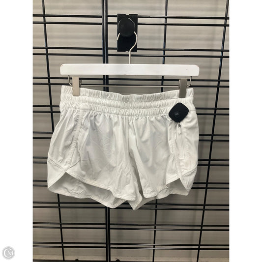 Athletic Shorts By Lululemon In White, Size: 8