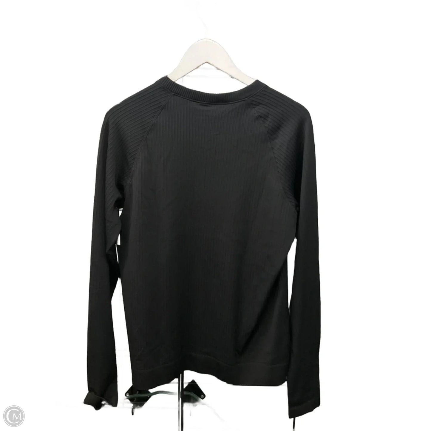 Athletic Top Long Sleeve Crewneck By Lululemon In Black, Size: 14