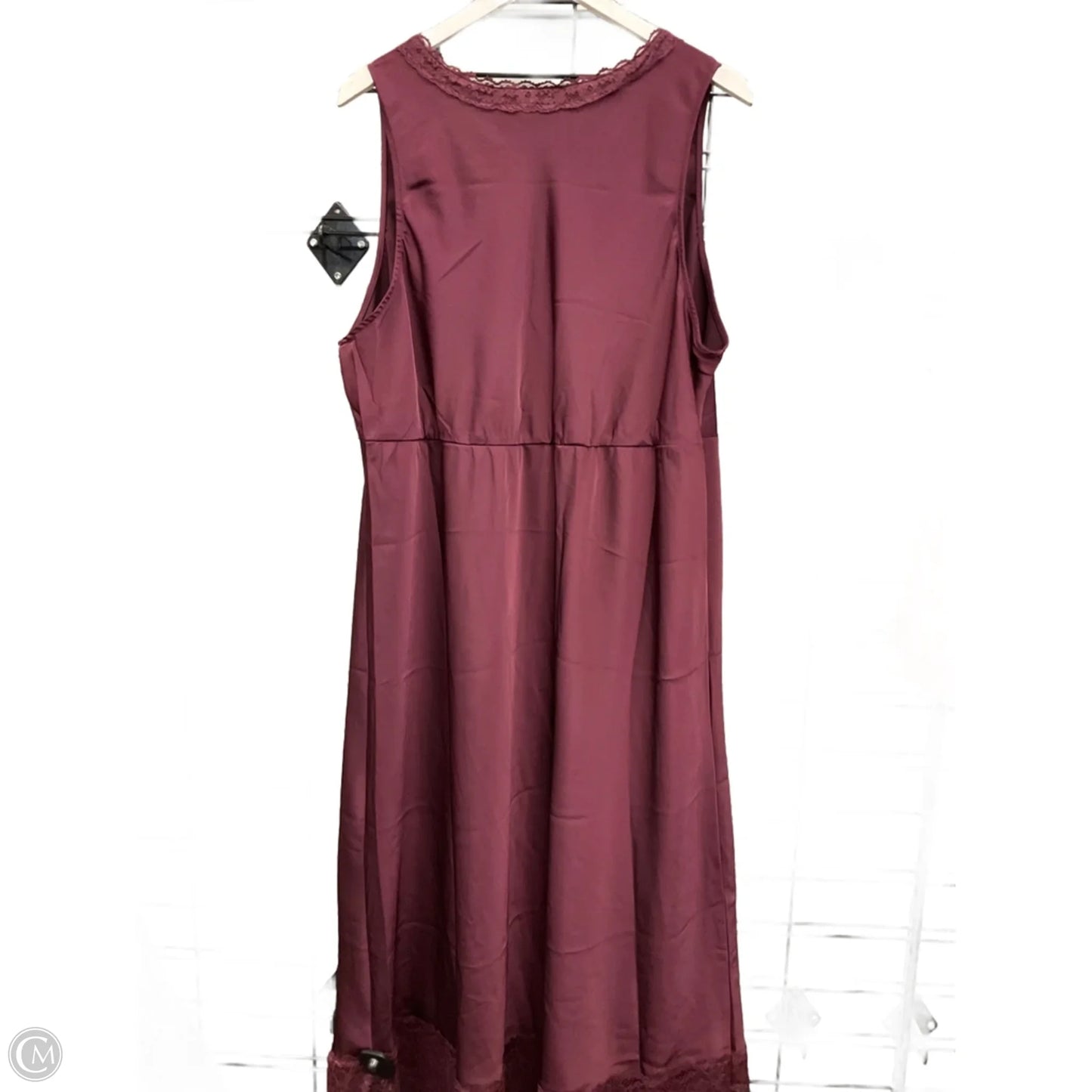 Dress Party Midi By Old Navy In Maroon, Size: 2x