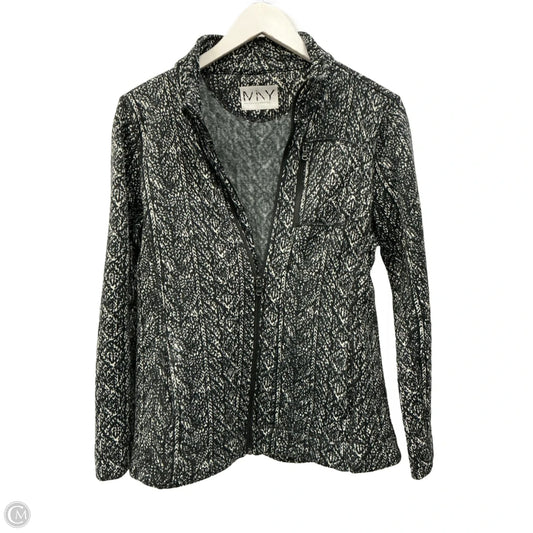 Jacket Fleece By Marc New York In Black & White, Size: M