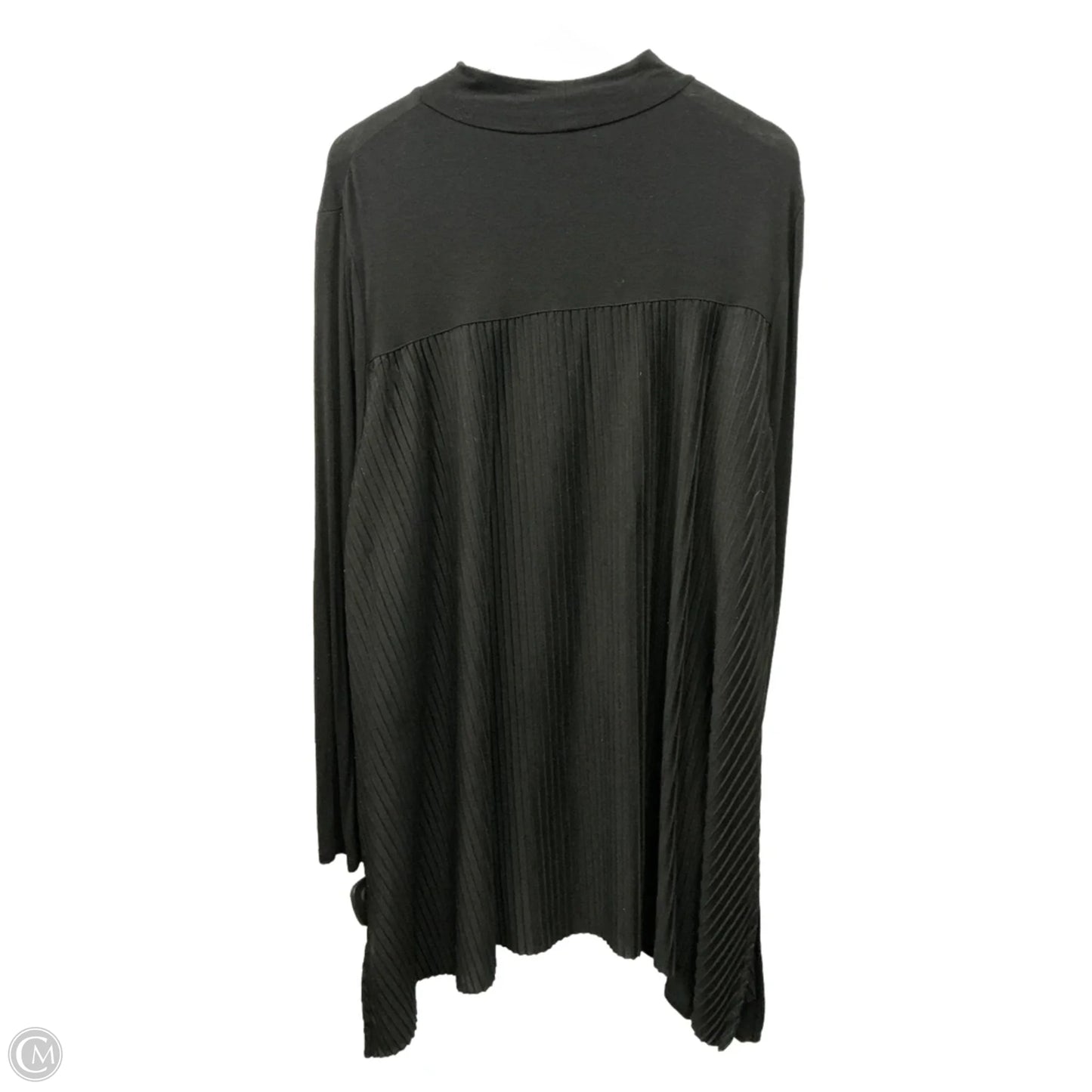 Tunic Long Sleeve By Chicos In Black, Size: Xlarge