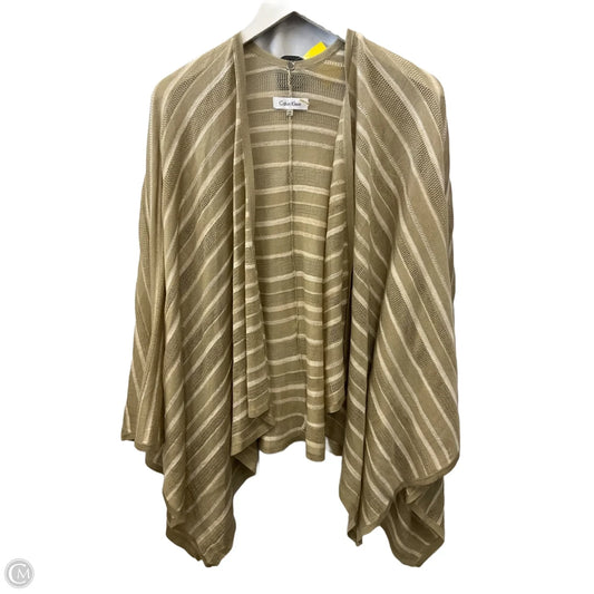 Shawl By Calvin Klein In Beige, Size: Osfm