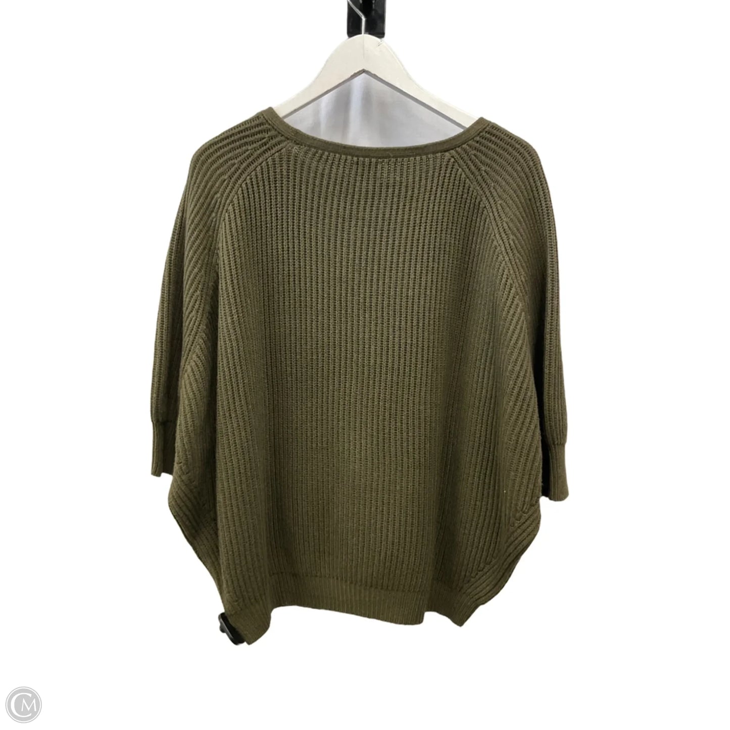 Sweater Short Sleeve By Chicos In Green, Size: M
