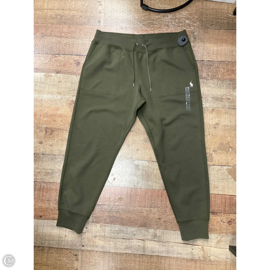 Athletic Pants By Lauren By Ralph Lauren In Green, Size: Xl