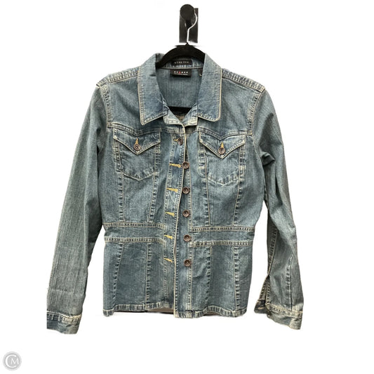 Jacket Denim By Axcess In Blue Denim, Size: M
