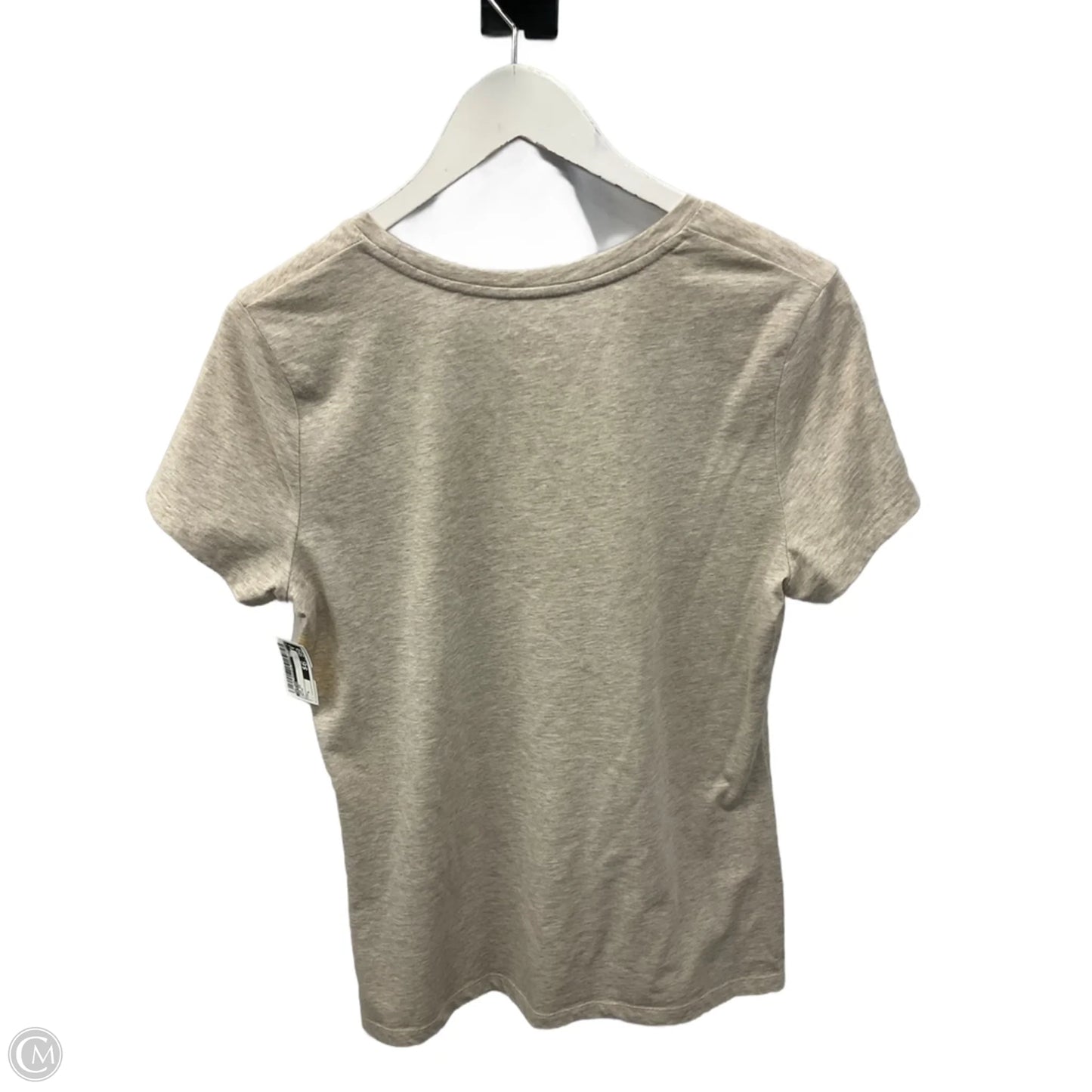 Top Short Sleeve By Merona In Beige, Size: L