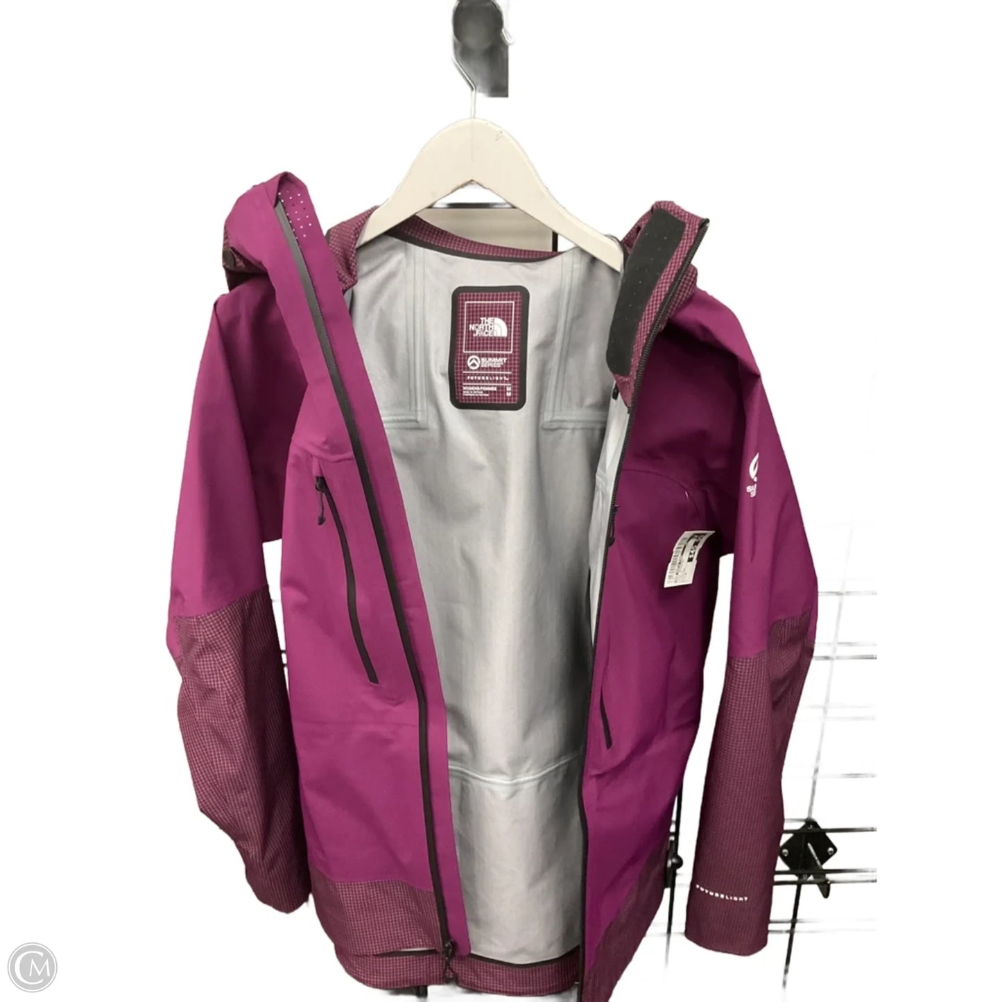 Coat Raincoat By The North Face In Purple, Size: M