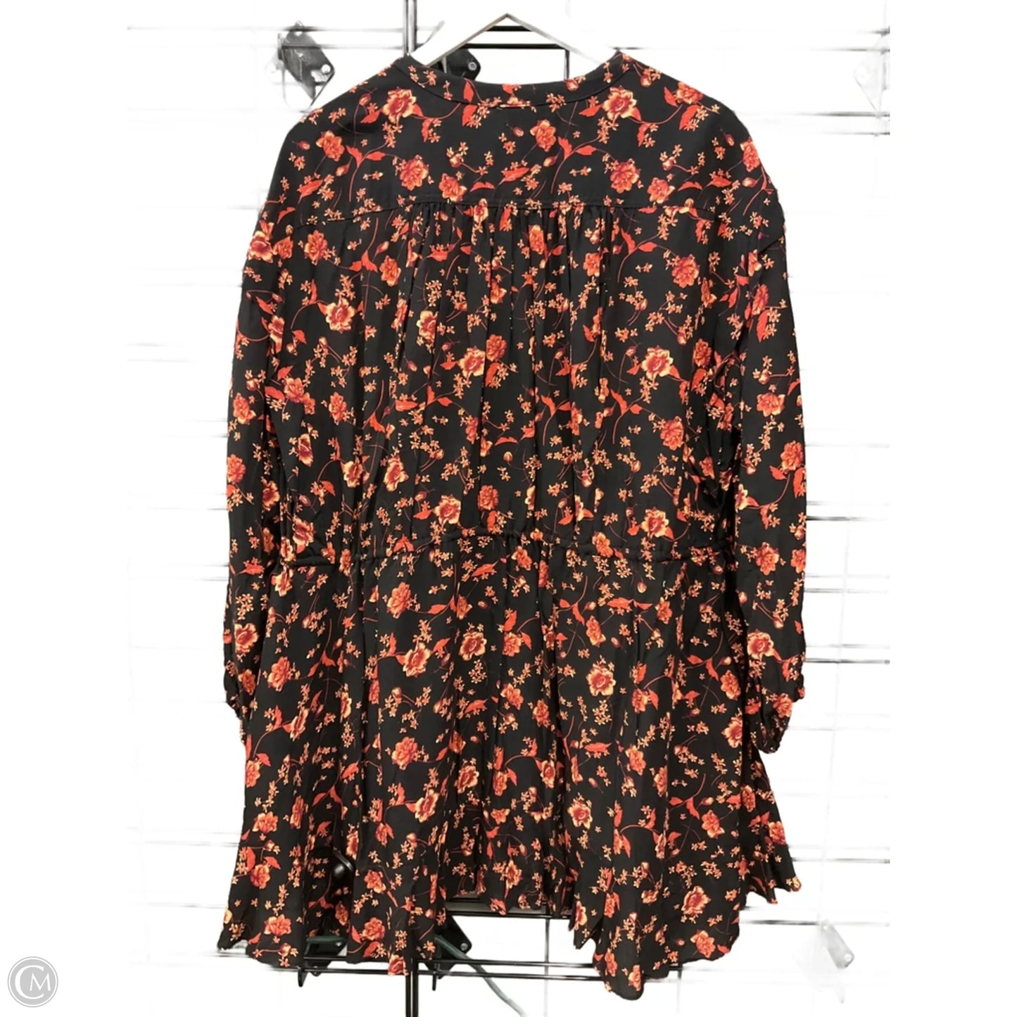 Dress Casual Midi By Free People In Black & Orange, Size: Xs