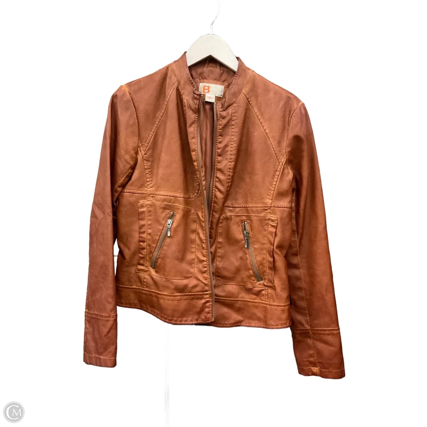 Jacket Moto By Bernardo In Brown, Size: M