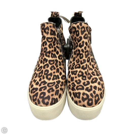 Boots Ankle Heels By Soda In Animal Print, Size: 6