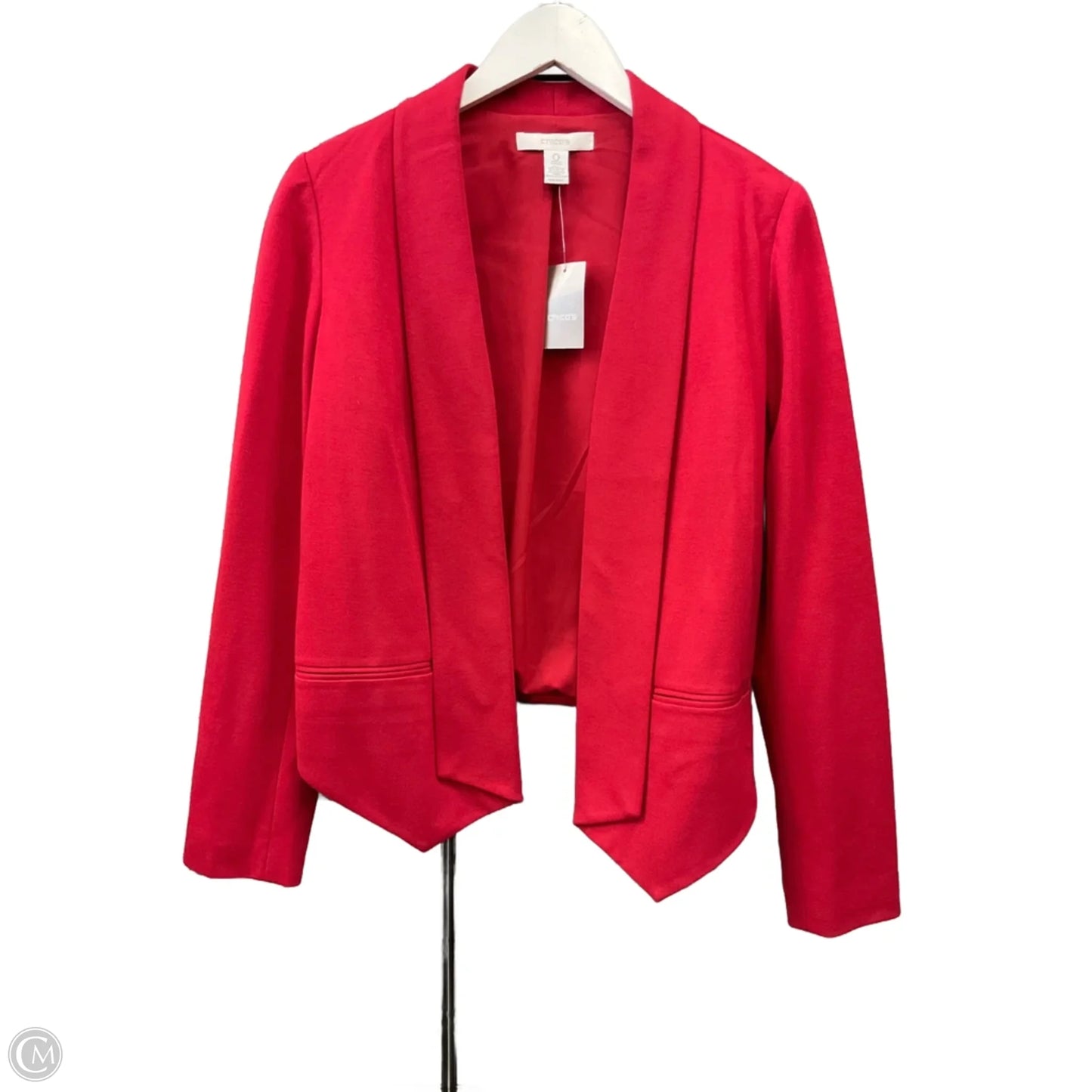 Blazer By Chicos In Red, Size: S