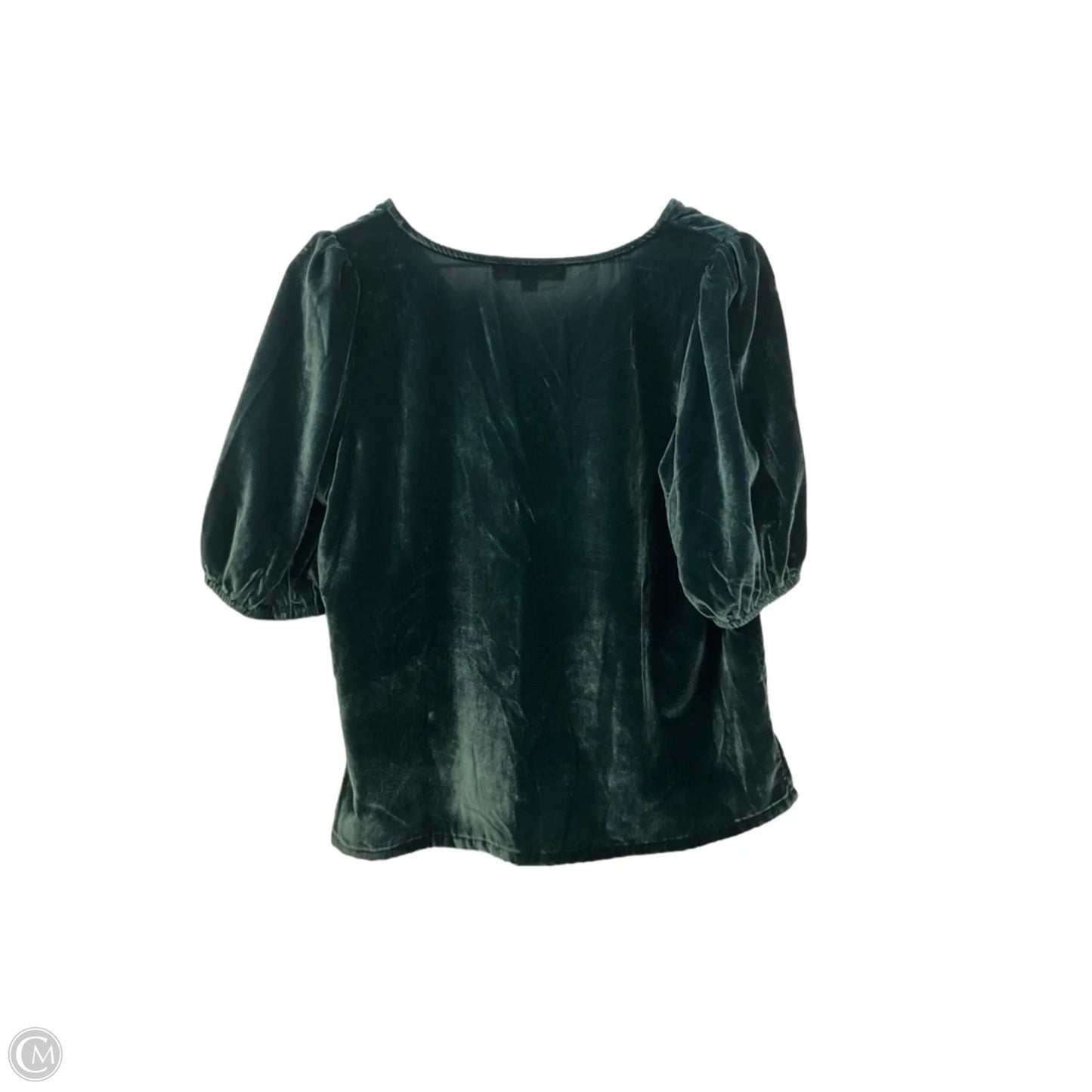 Top Short Sleeve By Loft In Green, Size: S