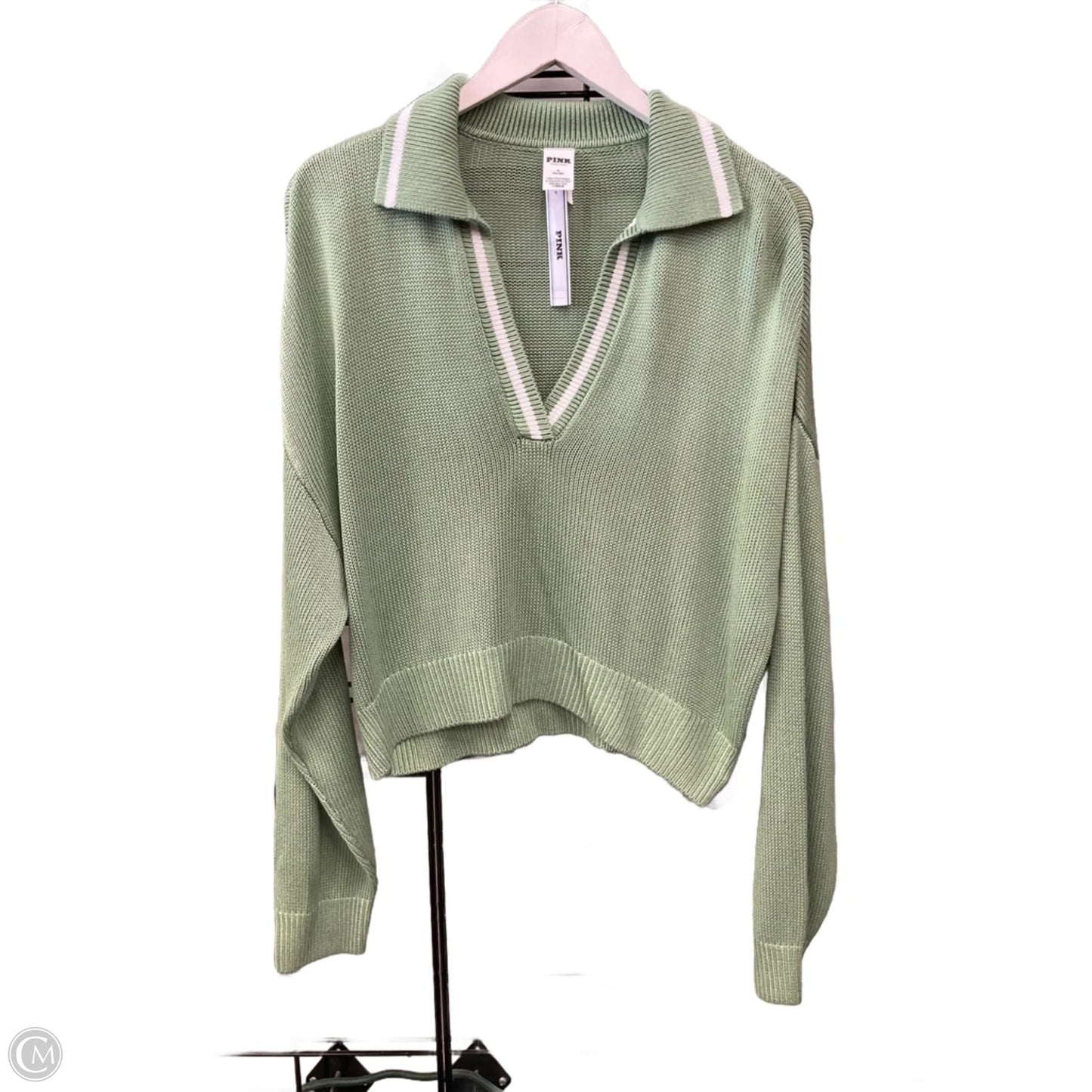 Sweater By Pink In Green, Size: M