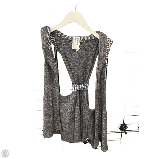 Vest Sweater By Free People In Grey, Size: S