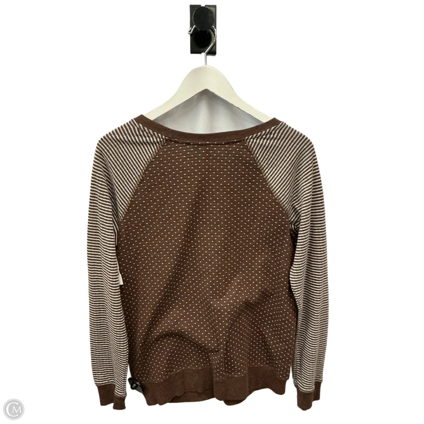 Top Long Sleeve By Kut In Brown, Size: L