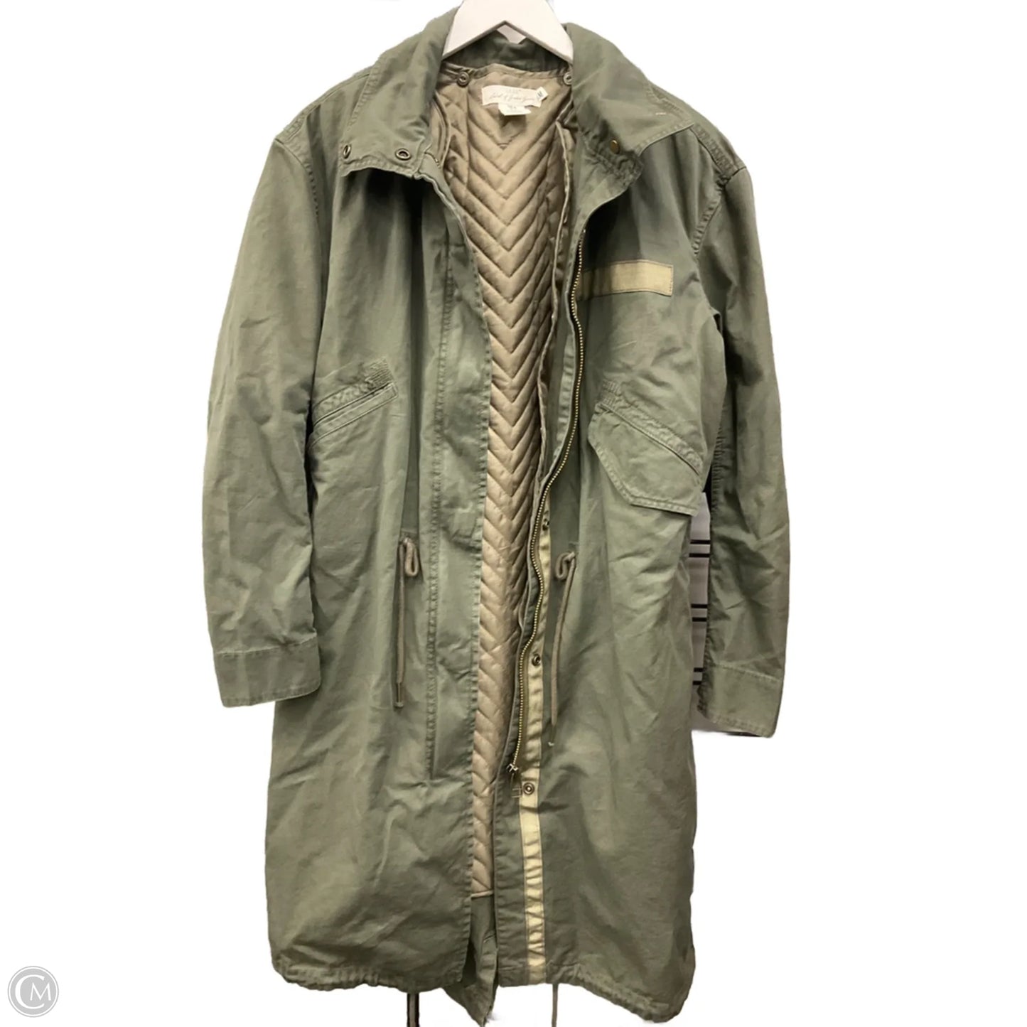 Coat Puffer & Quilted By Logg In Green, Size: S