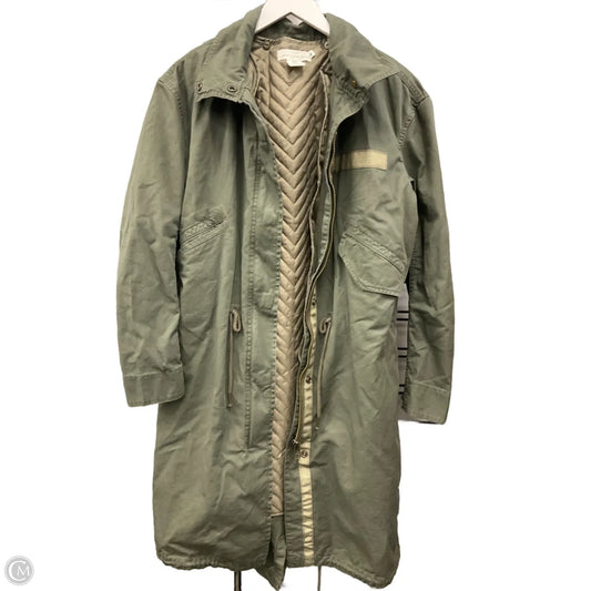 Coat Puffer & Quilted By Logg In Green, Size: S