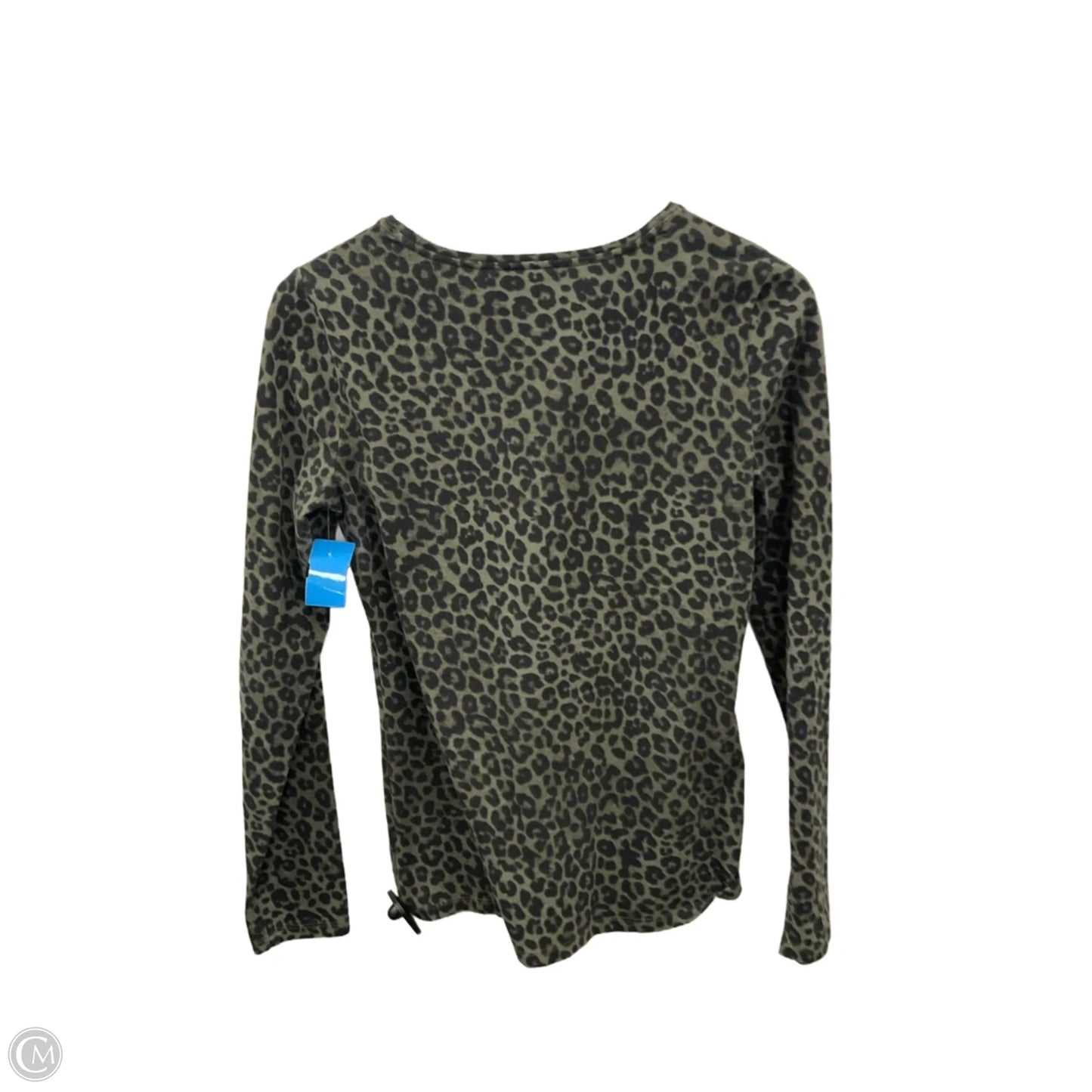 Top Long Sleeve Basic By Talbots In Animal Print, Size: Xs