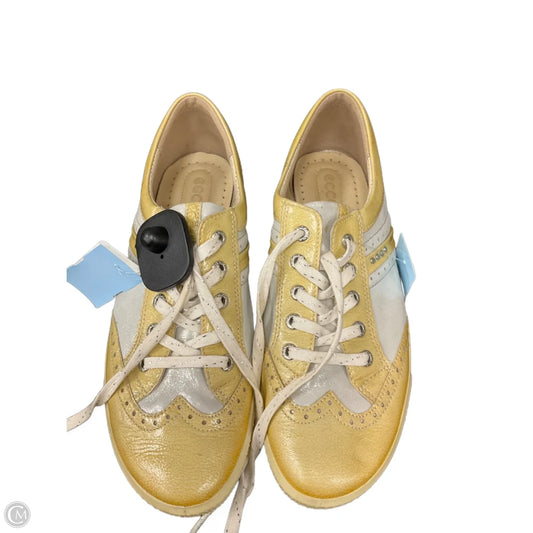 Shoes Sneakers By Ecco In Cream, Size: 10