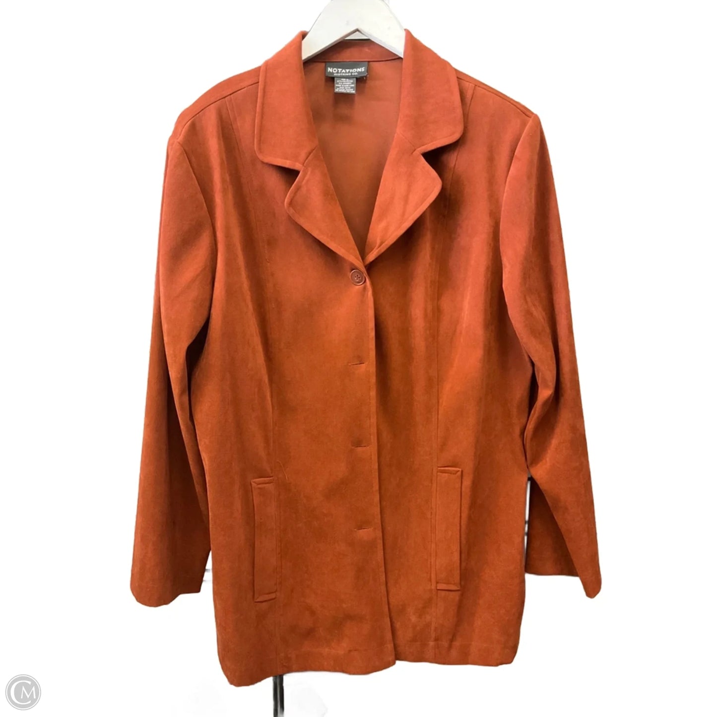 Jacket Other By Notations In Orange, Size: L