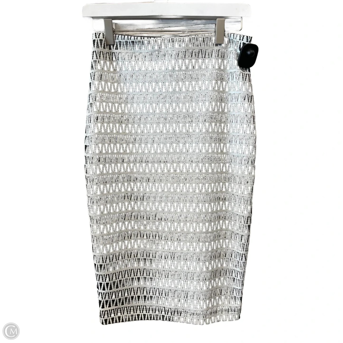 Skirt Mini & Short By Express In Black & White, Size: Xs