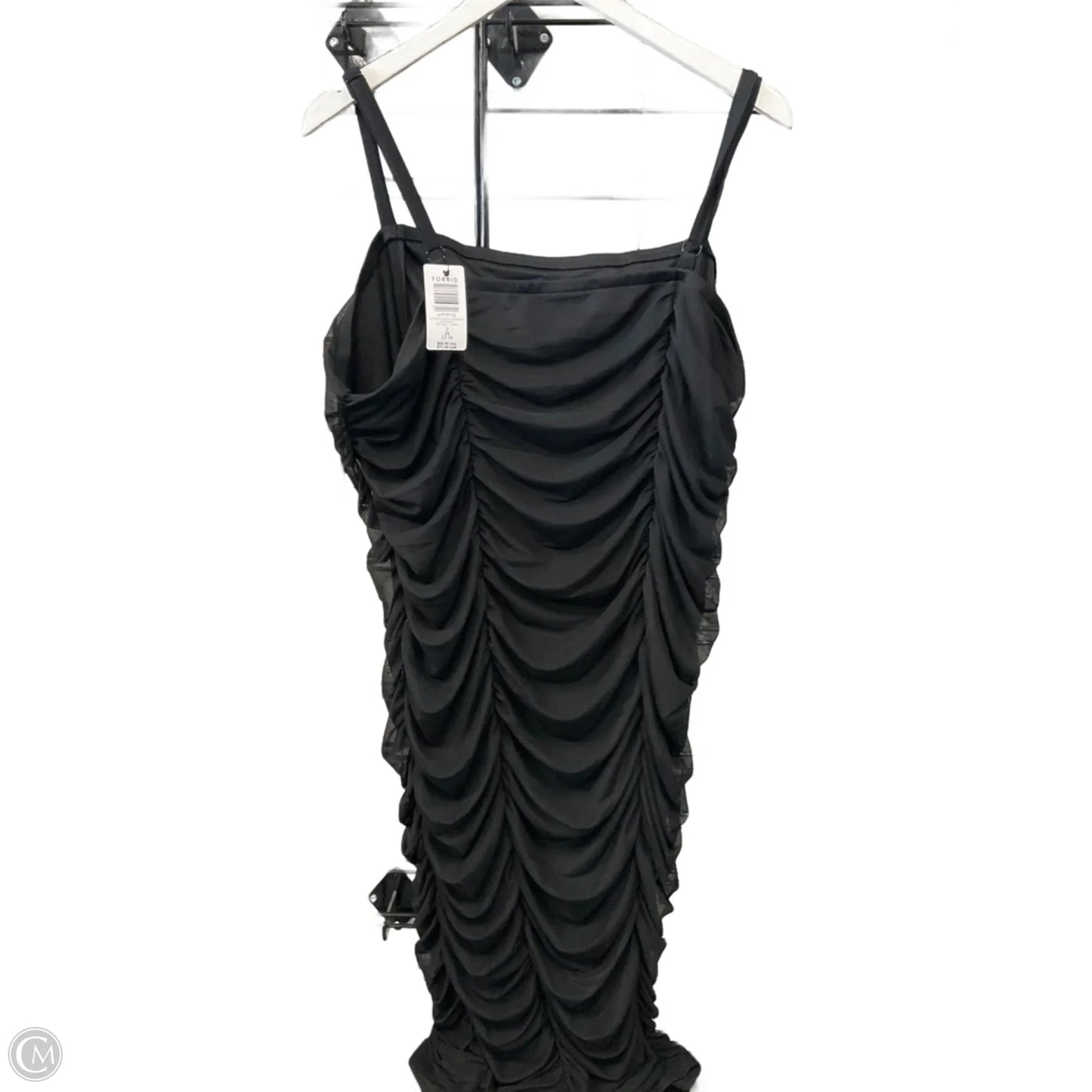 Dress Party Midi By Torrid In Black, Size: 3x