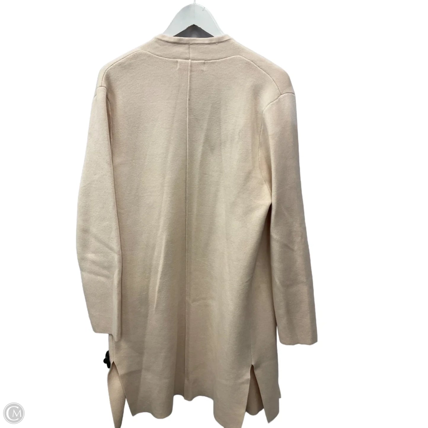 Sweater Cardigan By Clothes Mentor In Cream, Size: Xl
