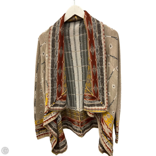 Sweater Cardigan By Freeway In Beige, Size: S