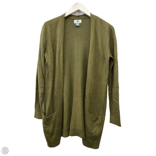 Sweater Cardigan By Old Navy In Green, Size: S