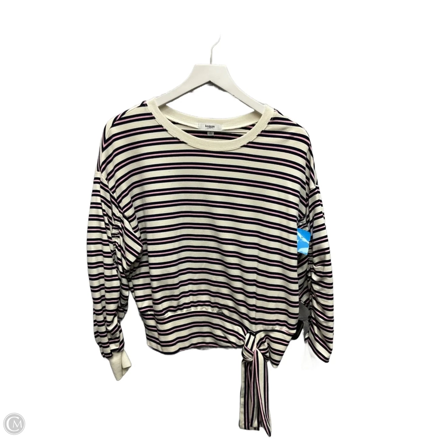 Top Long Sleeve By Kensie In Striped Pattern, Size: S