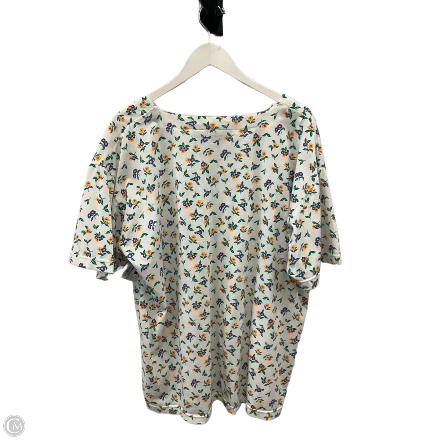 Top Short Sleeve By American Weekend In Floral Print, Size: 3x