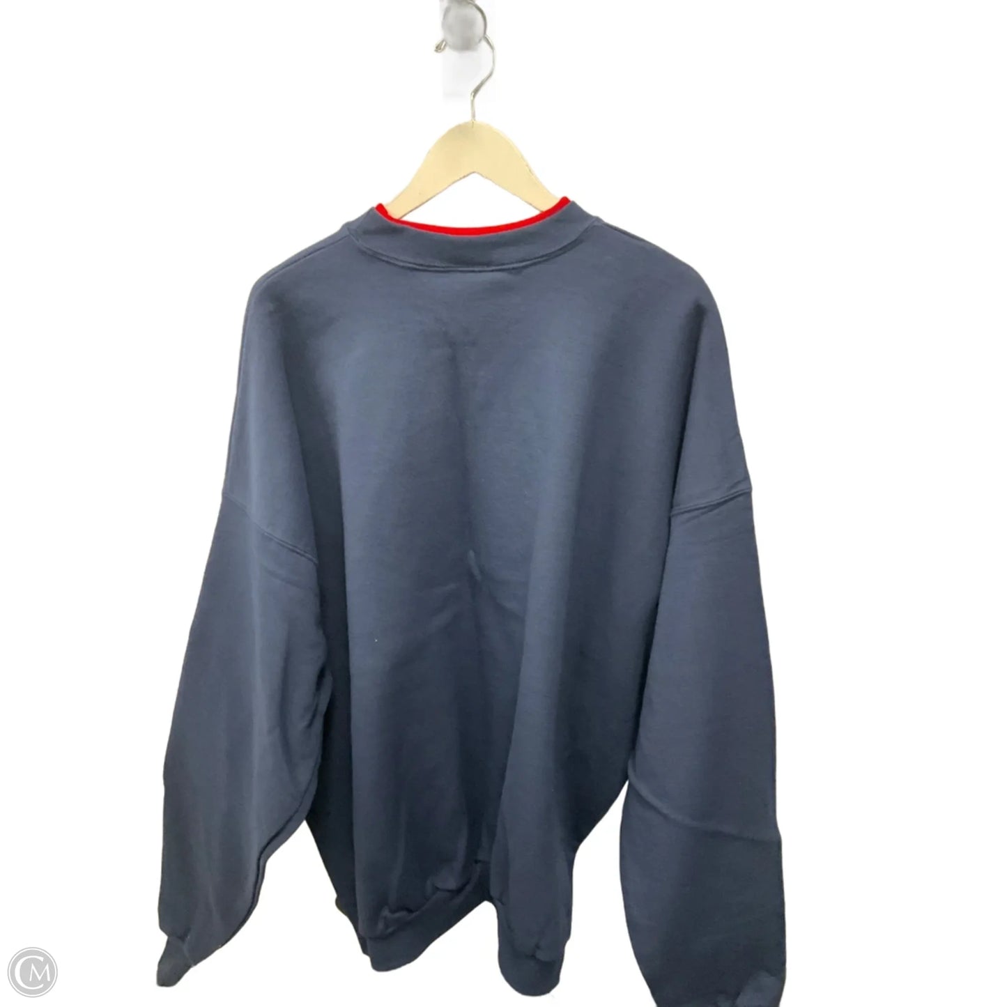 Sweatshirt Collar By Cme In Navy, Size: 3x