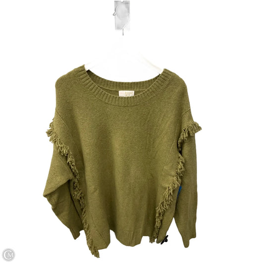 Sweater By Belle By Kim Gravel In Green, Size: 2x
