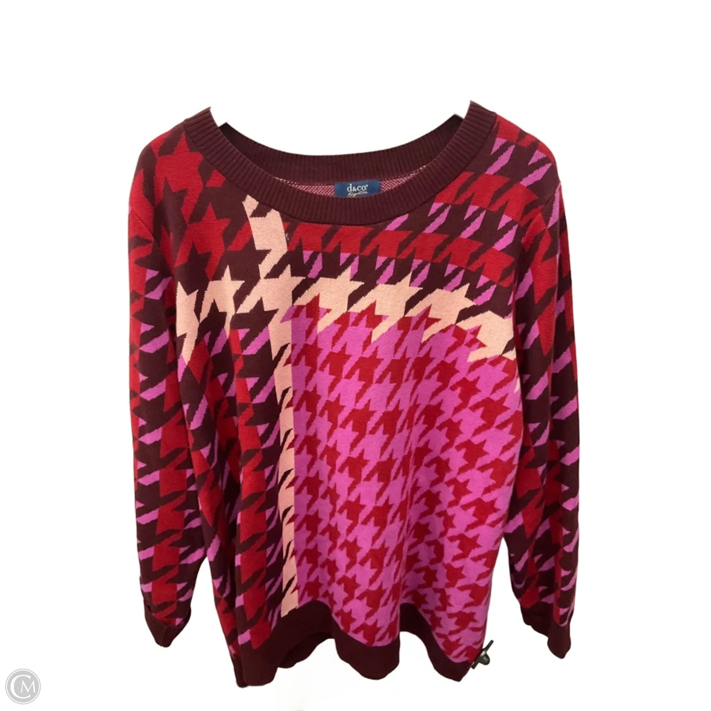 Sweater By D&co. In Red, Size: 3x