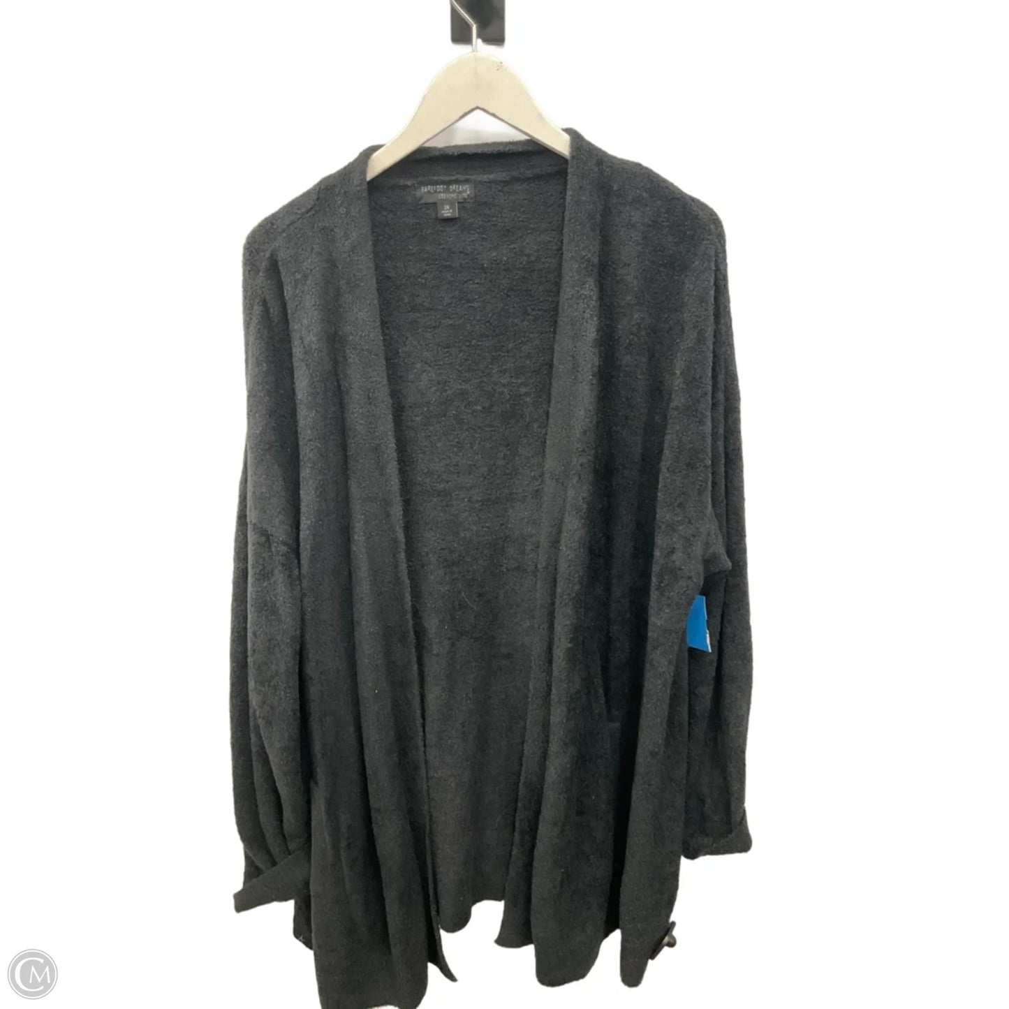 Sweater Cardigan By Barefoot Dreams In Black, Size: 2x