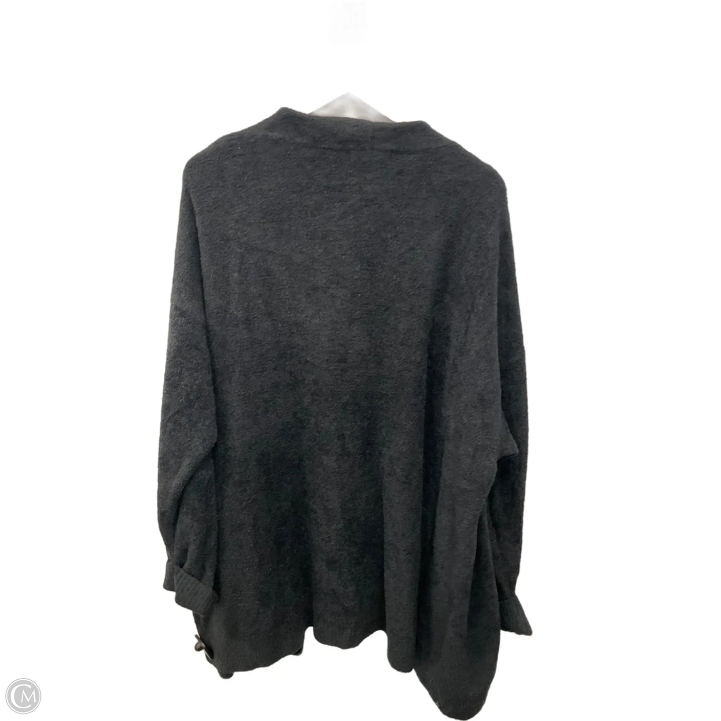 Sweater Cardigan By Barefoot Dreams In Black, Size: 2x
