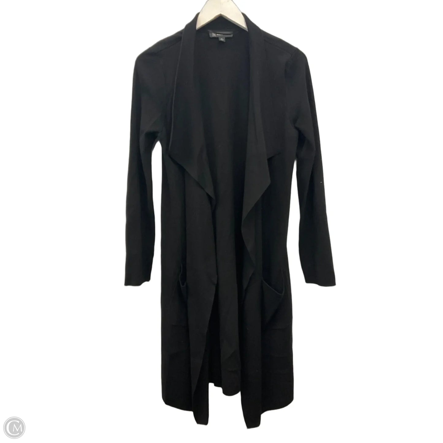 Sweater Cardigan By Inc In Black, Size: M