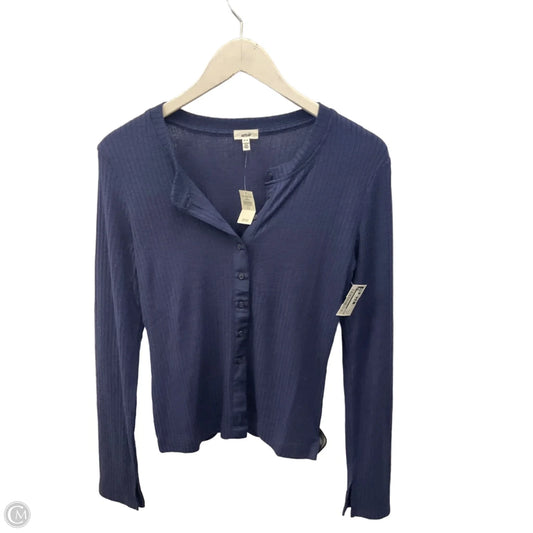 Top Long Sleeve By Aerie In Navy, Size: M