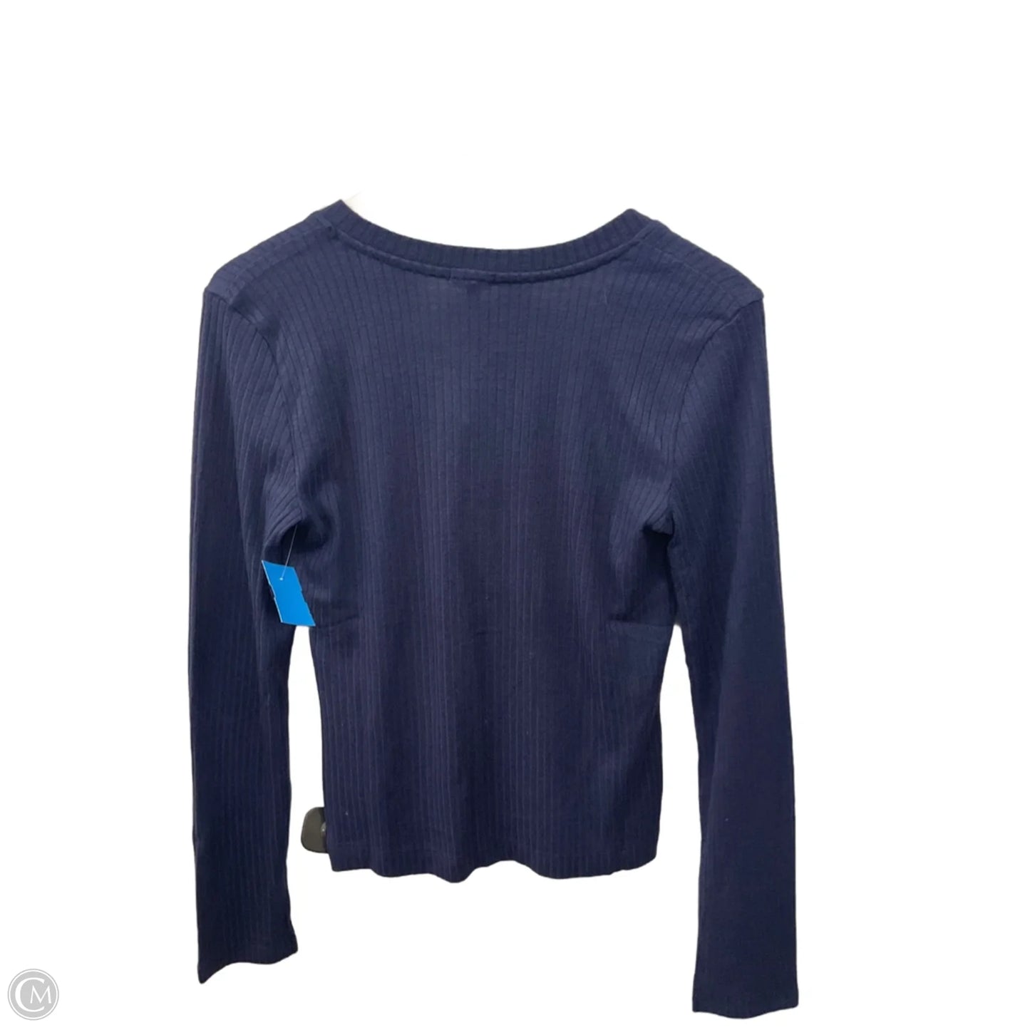 Top Long Sleeve By Aerie In Navy, Size: M