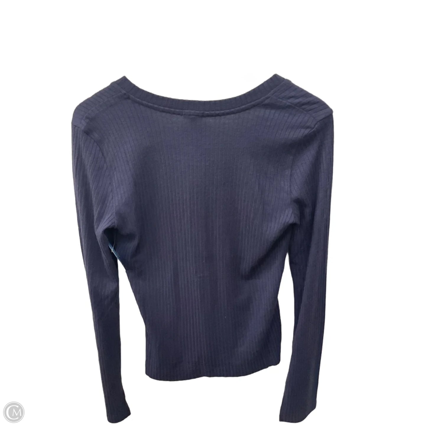 Top Long Sleeve By Aerie In Navy, Size: M