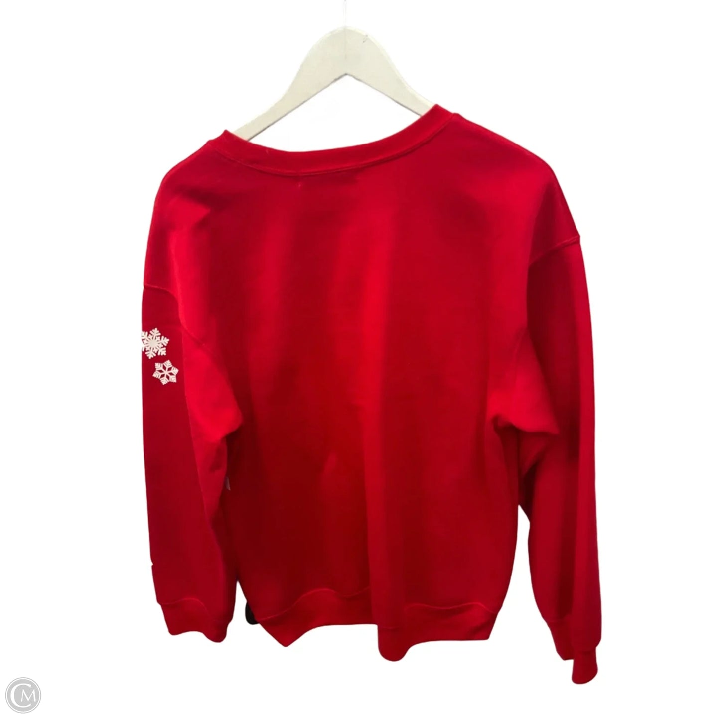 Sweatshirt Crewneck By Wound Up In Red, Size: L
