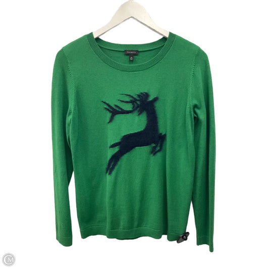 Top Long Sleeve By Talbots In Green, Size: Xs