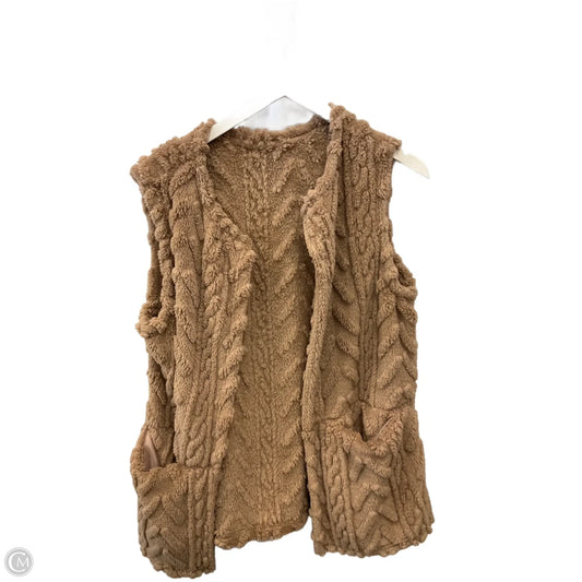 Vest Other By Cme In Tan, Size: M
