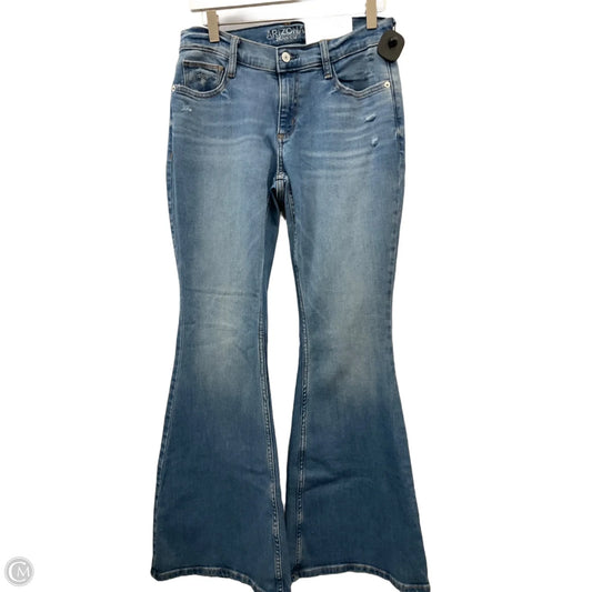 Jeans Flared By Arizona In Blue Denim, Size: 6