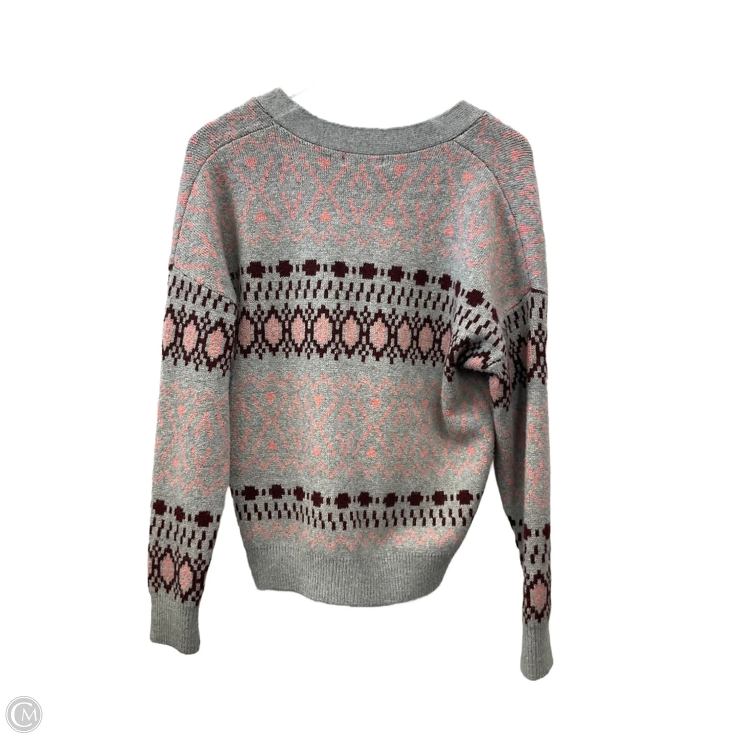 Sweater Cardigan By 89th And Madison In Grey, Size: M